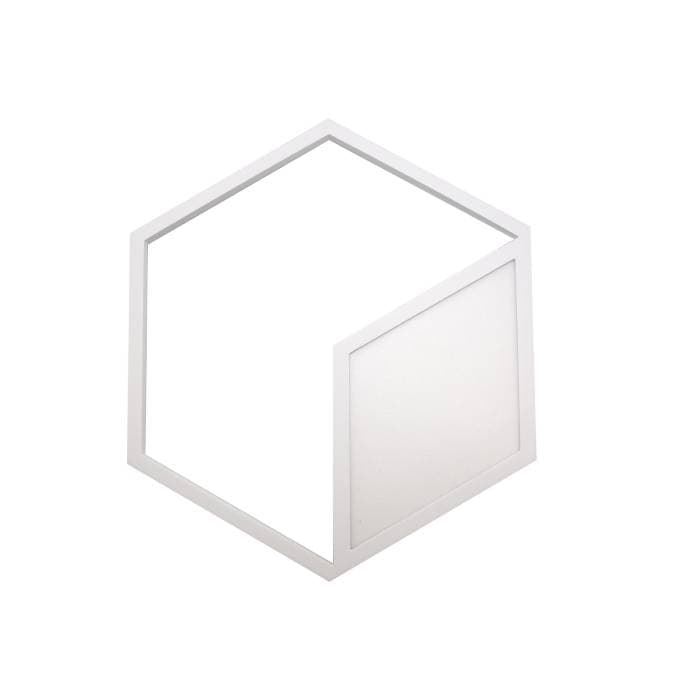 Aplique de pared moderno KUBICK 26W Blanco Dimmable - Imagen 1