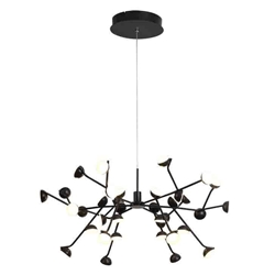 Lámpara de techo ADN 100w Negro - Imagen 1