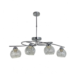 Lámpara GALA cromo, 4 luces - Imagen 1