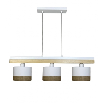 Lámpara PALERMO blanco, 3 luces - Imagen 1