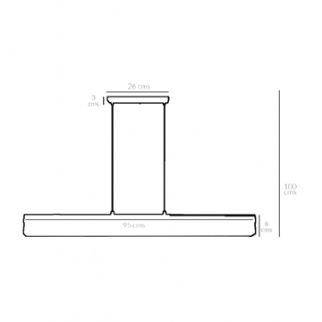 Lámpara PALERMO Marrón 5 Bombillas - Imagen 2