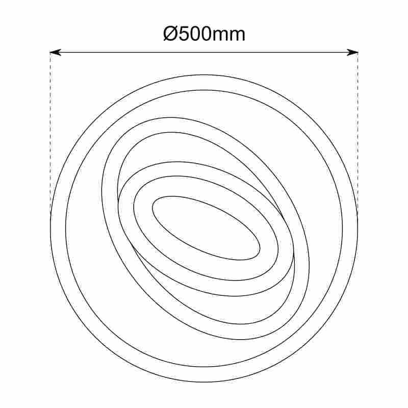 Plafón de techo LED 91W - Imagen 3