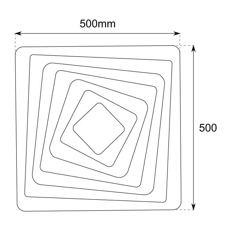 Plafón de techo LED MAYA 108W - Imagen 2