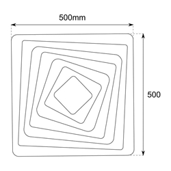 Plafón de techo LED MAYA 108W - Imagen 2