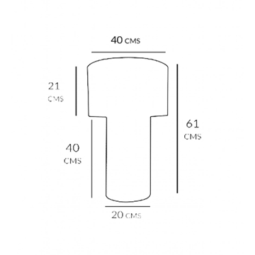 Sobremesa BAHAMAS corcho - Imagen 2